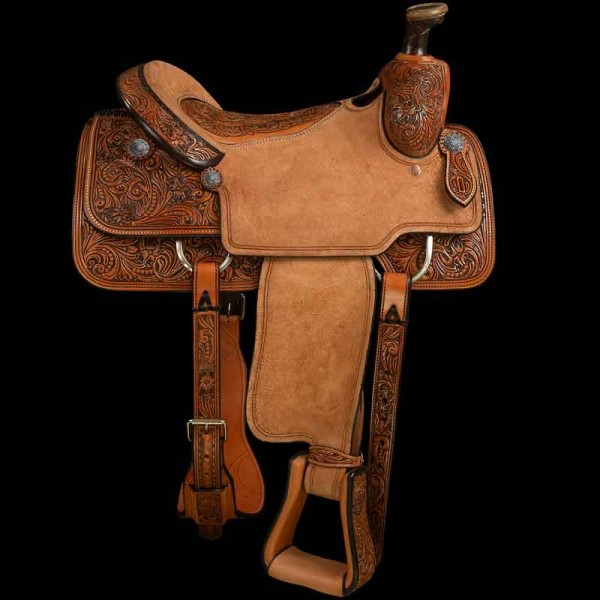 Half Carved Roper Saddle